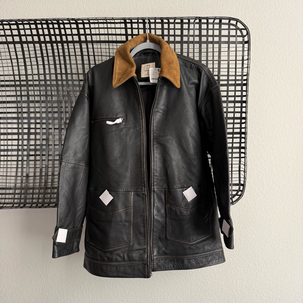 Free people We The Free Easy That Leather Jacket - Picture 3 of 9
